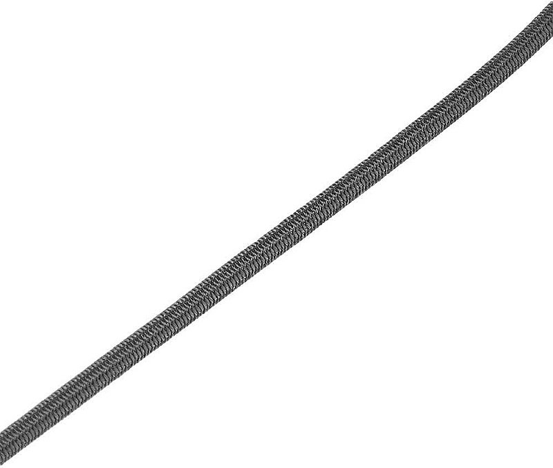 EDCX Meraná elastická šnúra Shock Cord 3,6mm / 1m - čierna