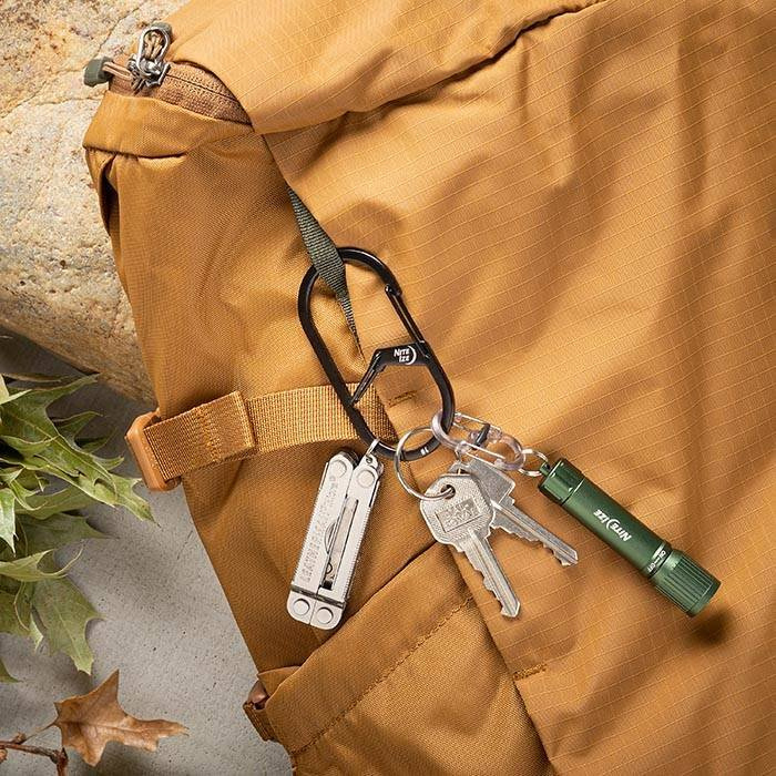 NITE IZE Karabína G-Series #3 Dual Chamber - black (GS3-01-R6)