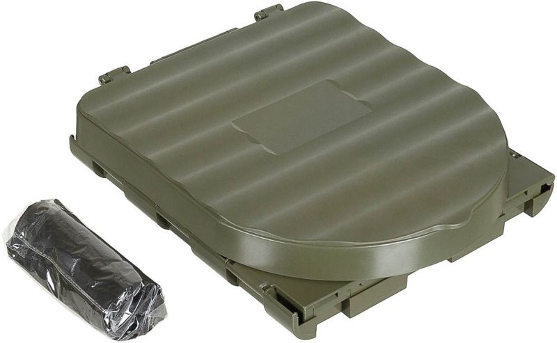 FOX OUTDOOR Skladacia kempingová toaleta - olive (27920B)