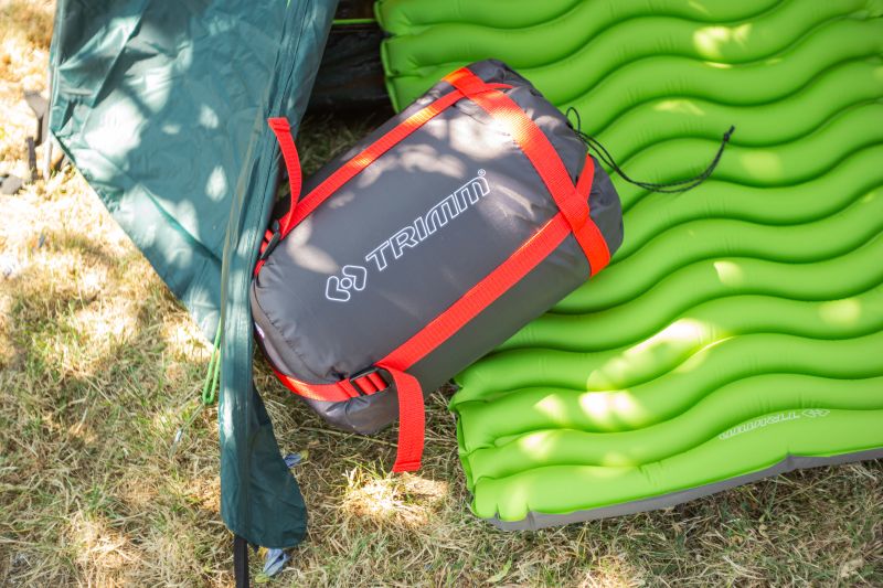 TRIMM Spací vak BALANCE 195 - kiwi green / dark grey