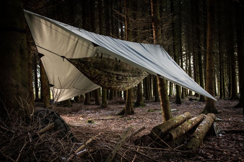 SNUGPAK Závesná posteľ s moskytiérou -  terrain camo