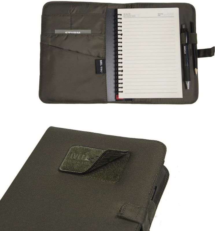 MILTEC Zápisník s puzdrom Tactical medium - olive drab (15985001)