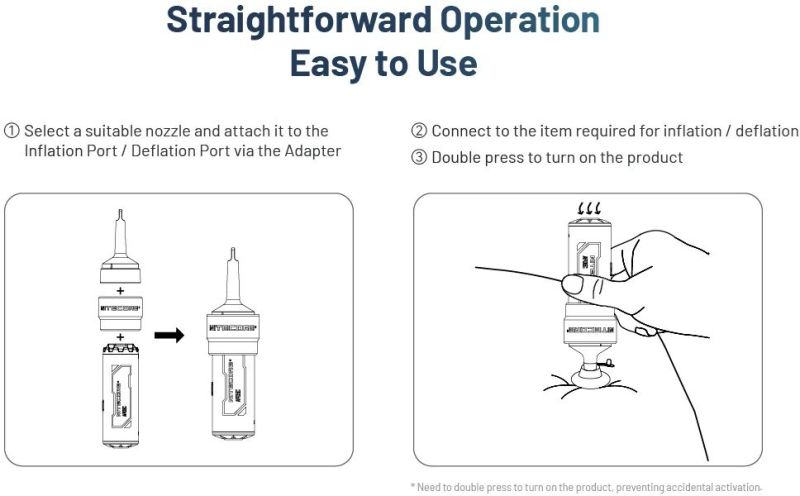 NITECORE Elektrická Pumpa AP05C UltraLightweight - black (NC-AP05C)