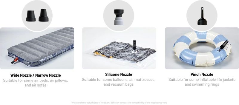 NITECORE Elektrická Pumpa AP05C UltraLightweight - black (NC-AP05C)