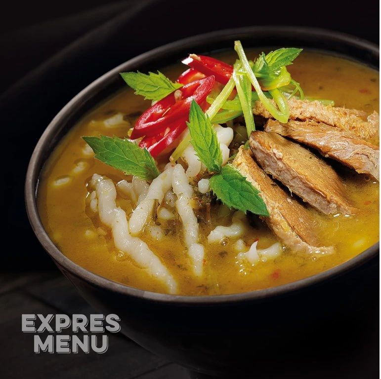 EXPRES MENU Khao Soi rezancová polievka s kačacím mäsom 330g
