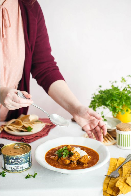 HOTOVKY Z PLECHOVKY Chicken Tikka Masala 400g