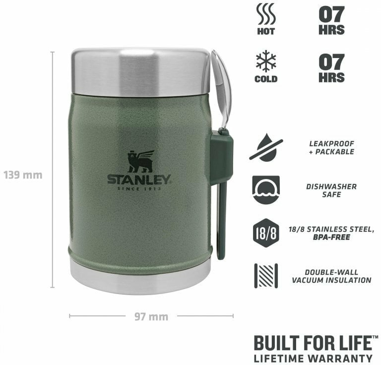 STANLEY Termoska na jedlo Classic 0,4L - zelená