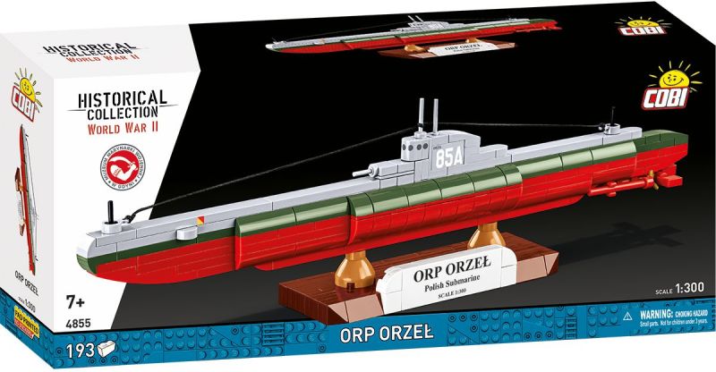 COBI Stavebnica HC WW2 ORP Orzel Submarine (COBI-4855)