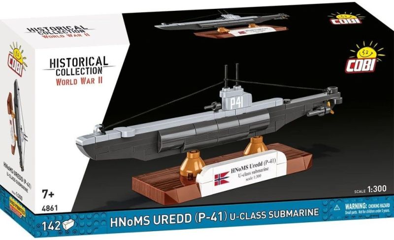 COBI Stavebnica HC WW2 HNoMS Uredd (P-41) U-Class submarine (COBI-4861)