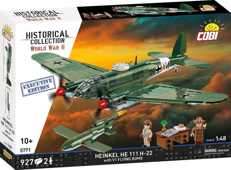 COBI Stavebnica HC WW2 EE Heinkel HE 111 H-22 with V1 flying bomb (COBI-5771)