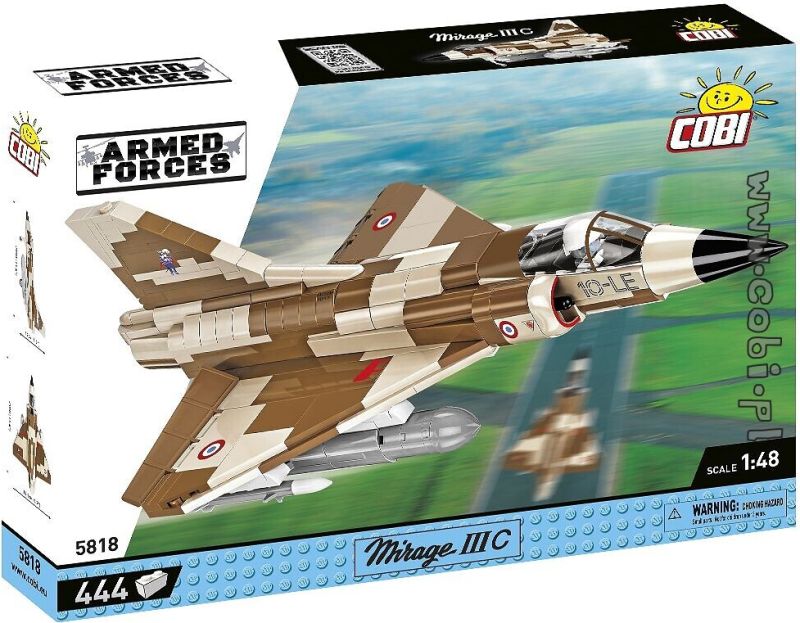 COBI Stavebnica AF Mirage IIIC white (COBI-5818)