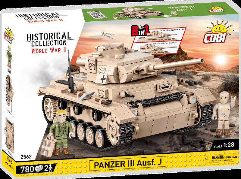 COBI Stavebnica HC WW2 Panzer III Ausf. J (COBI-2562)