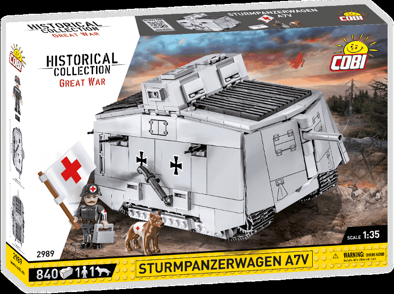 COBI Stavebnica HC GW Sturmpanzerwagen A7V (COBI-2989)