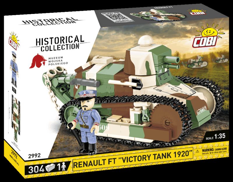 COBI Stavebnica HC Renault FT "Victory Tank 1920" (COBI-2992)