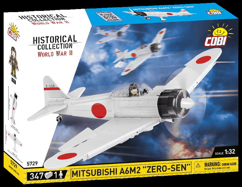 COBI Stavebnica HC WW2 Mitsubishi A6M2 "Zero-Sen" (COBI-5729)