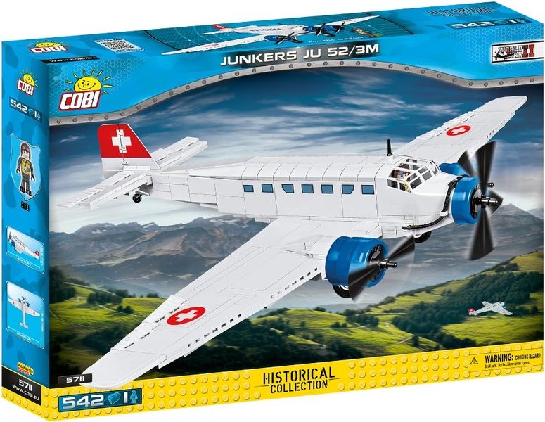 COBI Stavebnica WW2 Junkers JU-52/3M (COBI-5711)