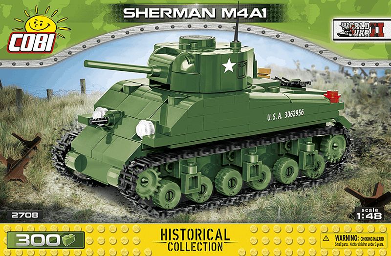 COBI Stavebnica WW2 Sherman M4A1 (COBI-2708)