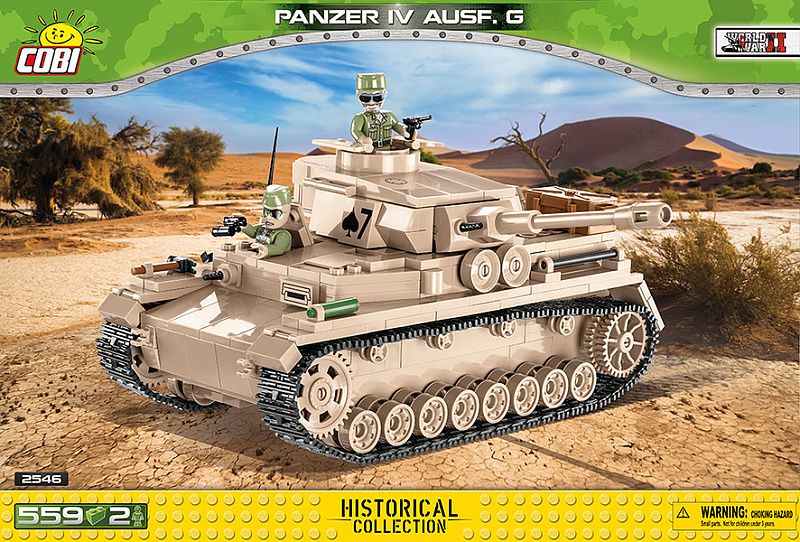 COBI Stavebnica WW2 Panzer IV Ausf. G (COBI-2546)