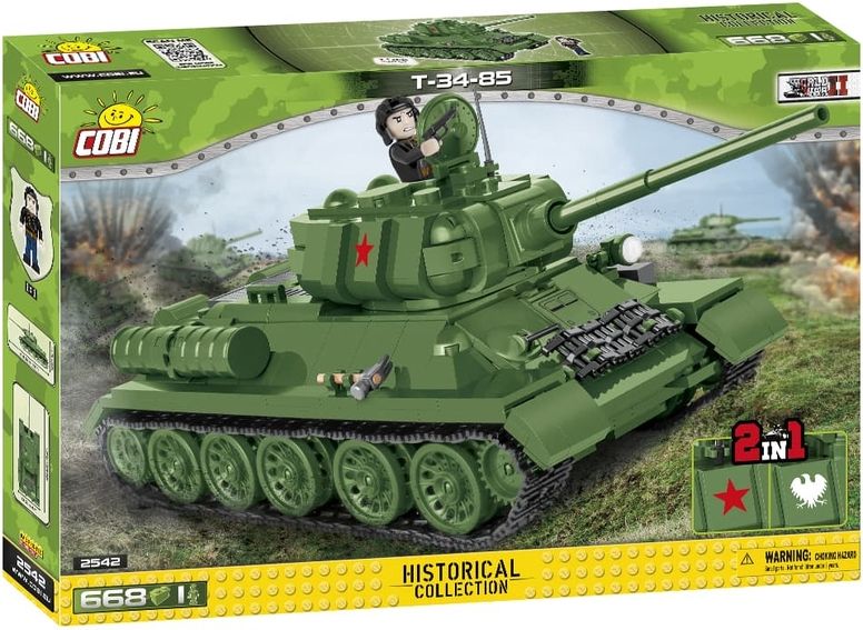 COBI Stavebnica WW2 T-34-85 (COBI-2542)