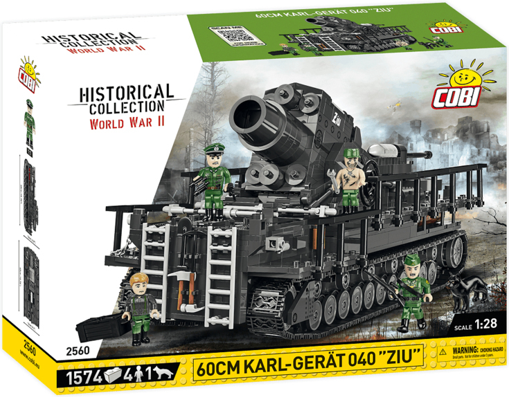 COBI Stavebnica WW2 60cm Karl-Gerät 040 "ZIU" (COBI-2560)