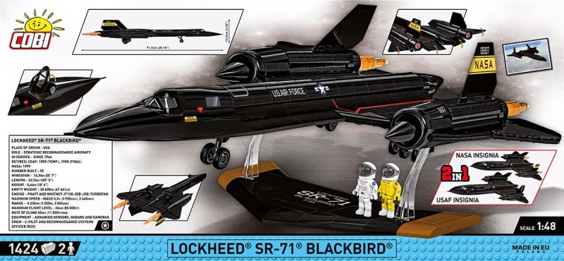 COBI Stavebnica AF Lockheed SR-71 Blackbird - Executive Edition (COBI-5890)