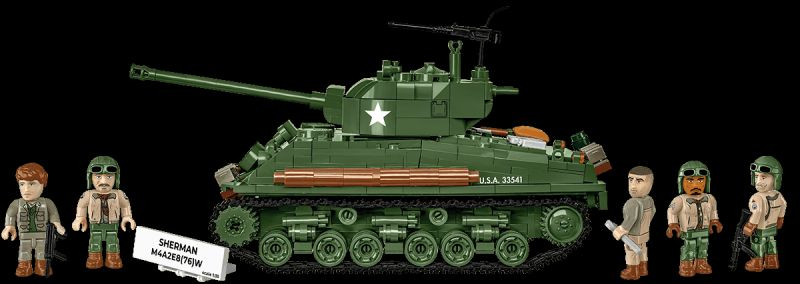 COBI Stavebnica HC WW2 Sherman M4A2E8(76)W (COBI-3118)
