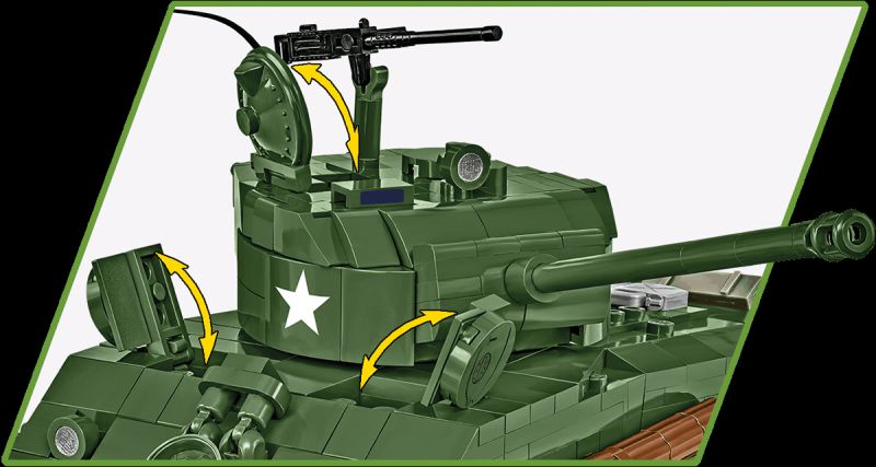 COBI Stavebnica HC WW2 Sherman M4A2E8(76)W (COBI-3118)