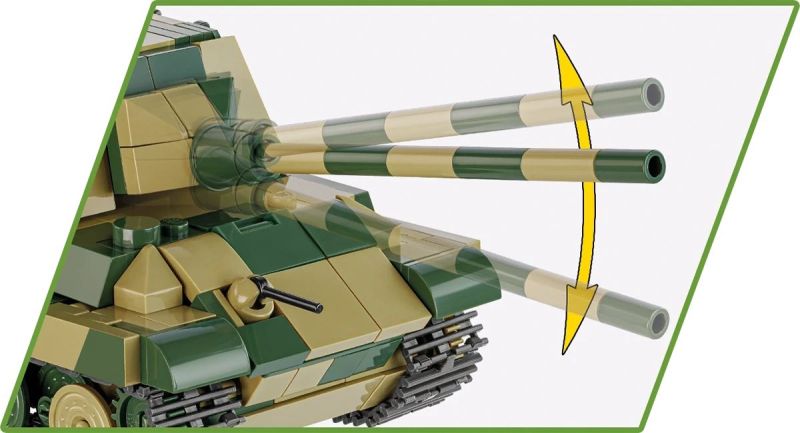 COBI Stavebnica HC WW2 Panzerjäger Tiger Ausf.B Jagdtiger (COBI-2733)