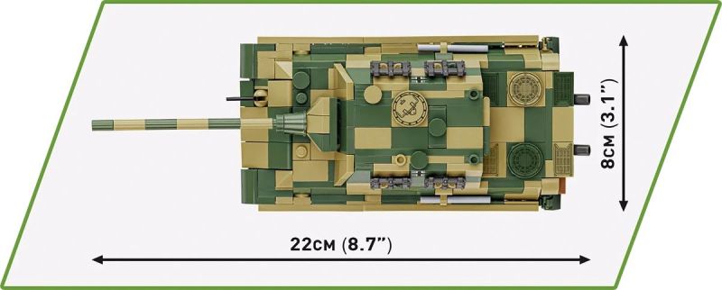 COBI Stavebnica HC WW2 Panzerjäger Tiger Ausf.B Jagdtiger (COBI-2733)