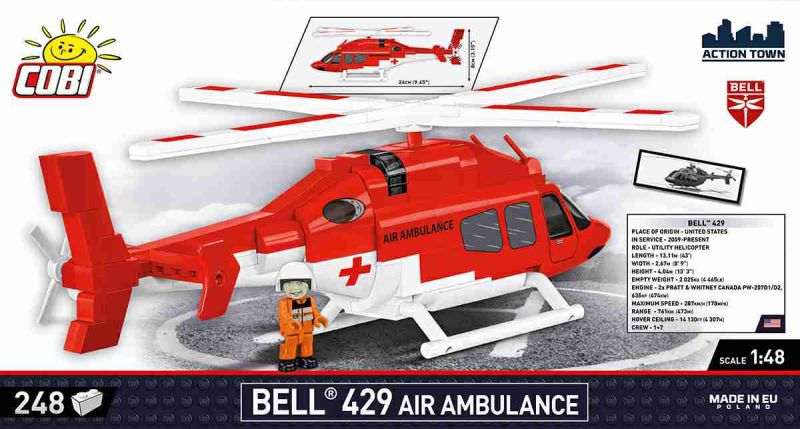 COBI Stavebnica AT Bell 429 Air Ambulance (COBI-26629)