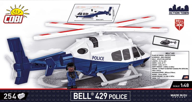 COBI Stavebnica AT Bell 429 Police (COBI-26630)