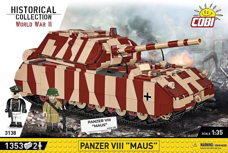 COBI Stavebnica HC WW2 Panzer VIII Maus (COBI-3138)