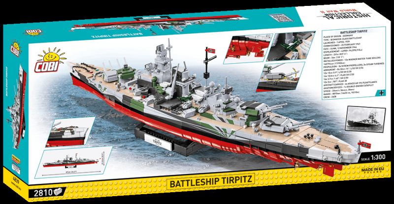 COBI Stavebnica HC WW2 Battleship Tirpitz (COBI-4839)
