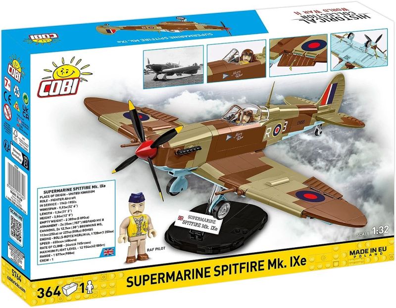COBI Stavebnica HC WW2 Supermarine Spitfire Mk. IXe (COBI-5764)