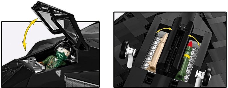 COBI Stavebnica AF Lockheed F-117 Nighthawk (COBI-5903)