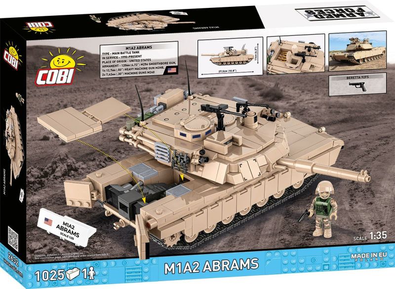 COBI Stavebnica AF M1A2 ABRAMS (COBI-2632)