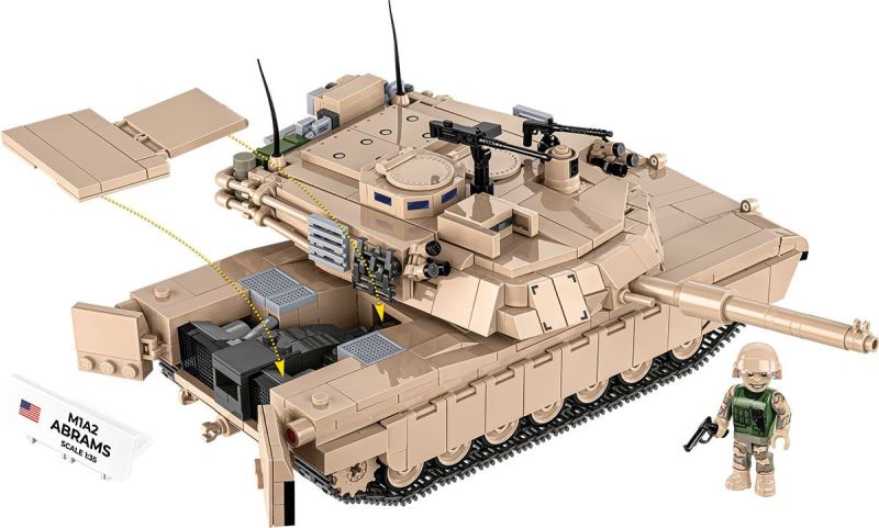 COBI Stavebnica AF M1A2 ABRAMS (COBI-2632)