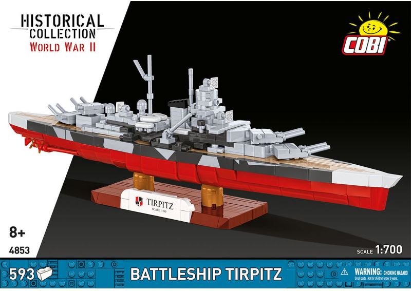 COBI Stavebnica HC WW2 Battleship Tirpitz (COBI-4853)