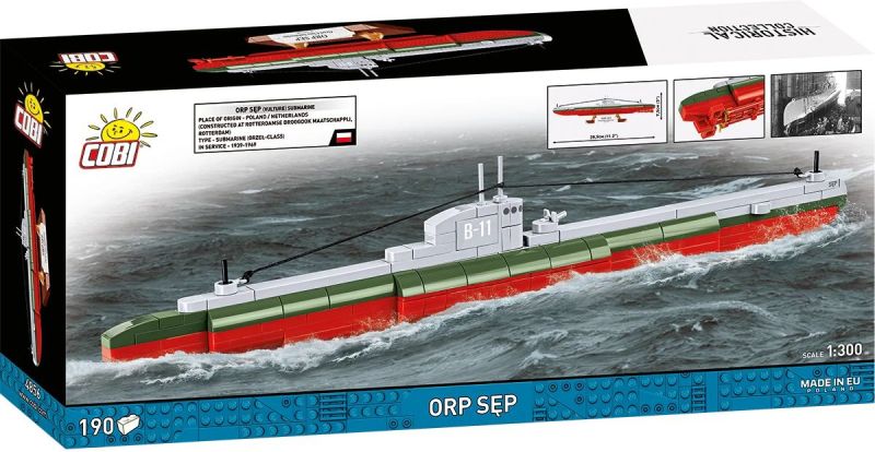 COBI Stavebnica HC WW2 ORP Sep Submarine (COBI-4856)
