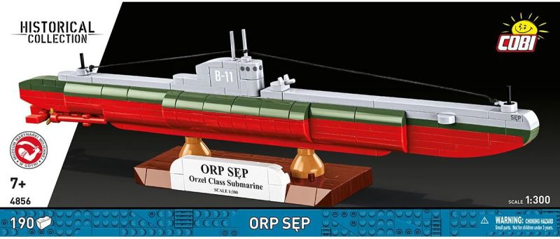 COBI Stavebnica HC WW2 ORP Sep Submarine (COBI-4856)
