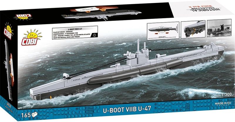 COBI Stavebnica HC WW2 U-Boot VIIB U-47 Submarine (COBI-4858)