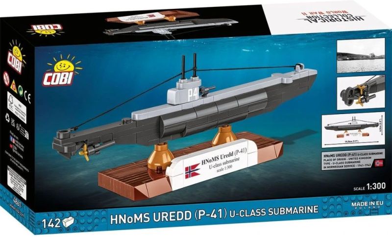 COBI Stavebnica HC WW2 HNoMS Uredd (P-41) U-Class submarine (COBI-4861)