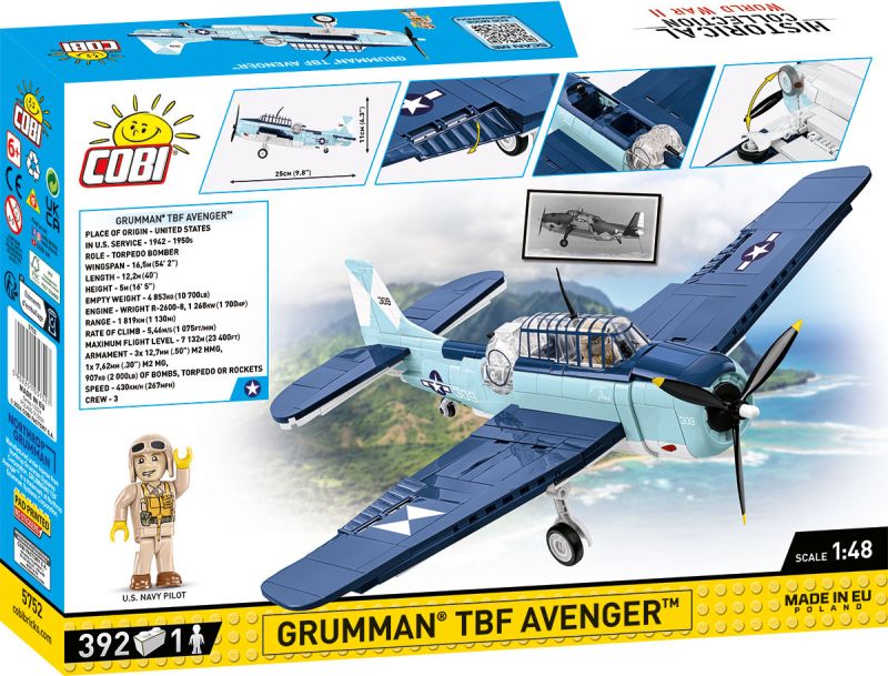 COBI Stavebnica HC WW2 Grumman TBF Avenger (COBI-5752)