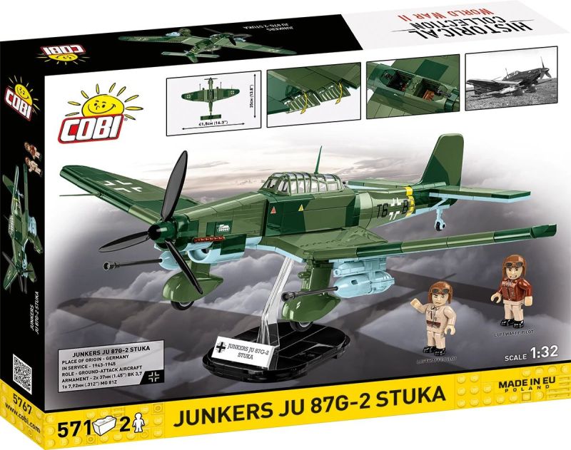 COBI Stavebnica HC WW2 Junkers JU-87G-2 Stuka (COBI-5767)