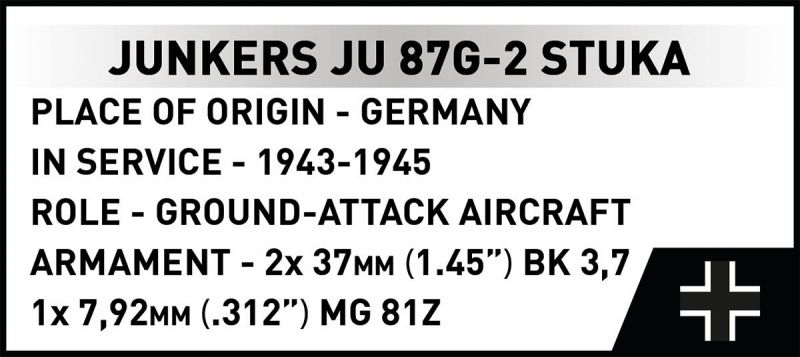 COBI Stavebnica HC WW2 Junkers JU-87G-2 Stuka (COBI-5767)