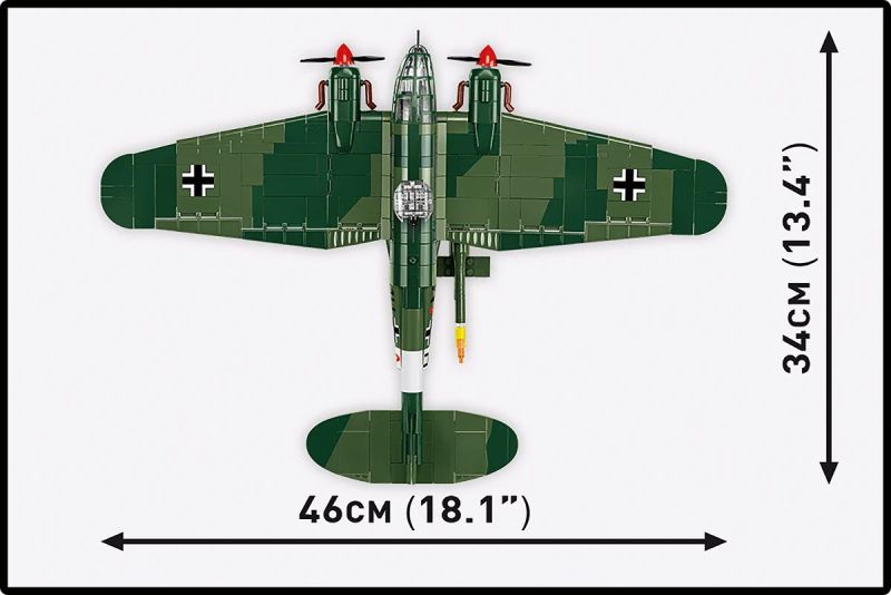 COBI Stavebnica HC WW2 EE Heinkel HE 111 H-22 with V1 flying bomb (COBI-5771)