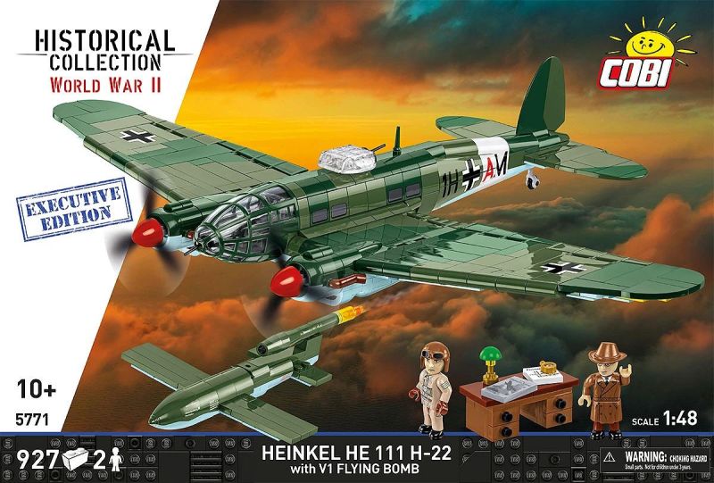 COBI Stavebnica HC WW2 EE Heinkel HE 111 H-22 with V1 flying bomb (COBI-5771)
