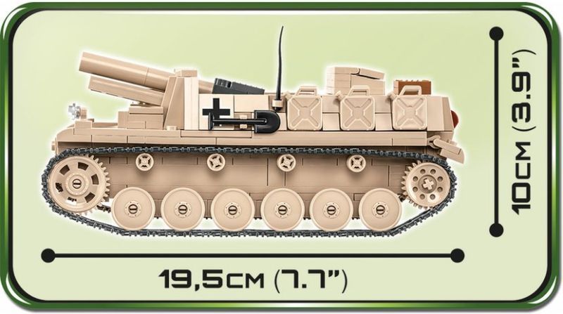 COBI Stavebnica WW2 Sturmpanzer II (COBI-2528)