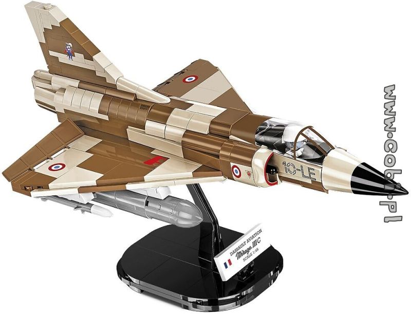 COBI Stavebnica AF Mirage IIIC white (COBI-5818)