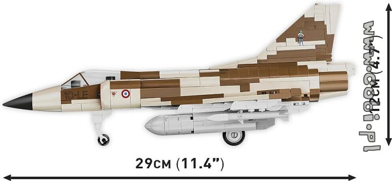 COBI Stavebnica AF Mirage IIIC white (COBI-5818)